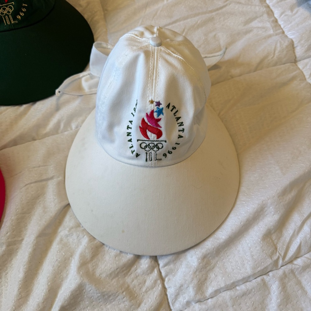 Vintage 1996 Atlanta Olympic Games wide brim Sun bonnet